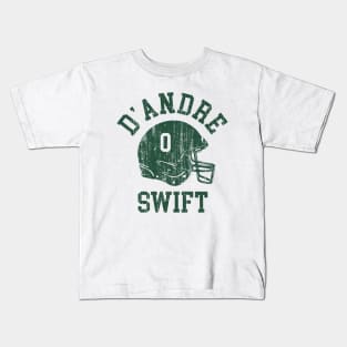 D'Andre Swift Philadelphia Helmet Font Kids T-Shirt